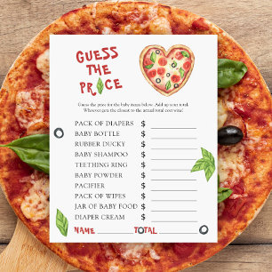 Baby-shower pizza - Devinez le prix ! Jeu