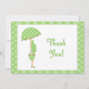 Baby shower plat Merci