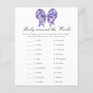 Baby shower pois à l'arc - Bébé autour du monde