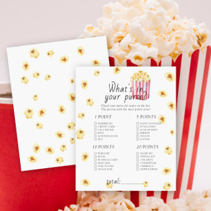Baby shower popcorn - Qu'est-ce qu'il y a dans vot