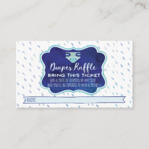 Baby shower pour un Garçon Bleu Déchets Cartes à R