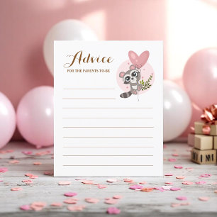 Baby shower Raccoon Cute Conseils Pour Les Parents