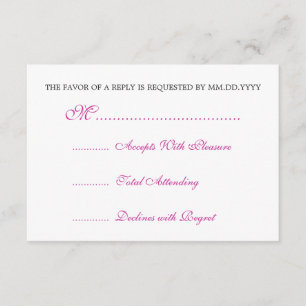 Baby shower RSVP Vintage ruban rose