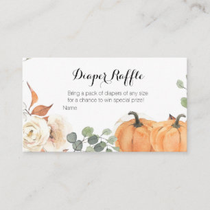 Baby shower rustique de citrouille - carte de