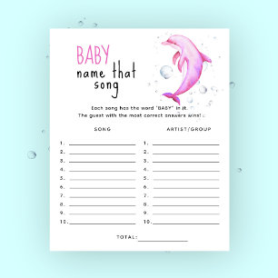 Baby shower sous la mer - jeu de devinette de chan