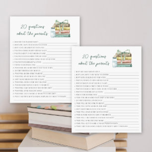 baby shower storybook - 20 questions sur parent