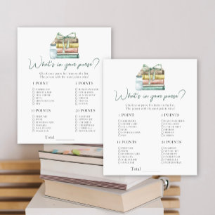 Baby shower Storybook - Ce qu'il y a dans votre je