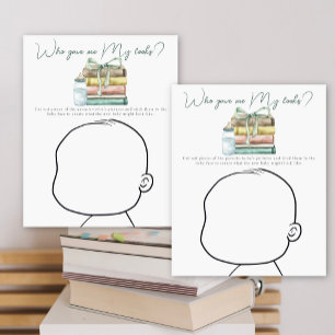 Baby shower Storybook - Qui m'a donné Mon look ?