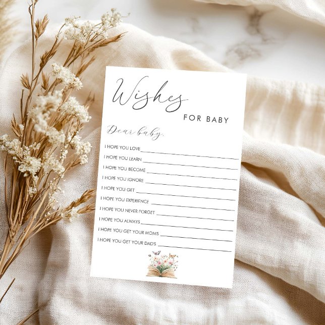 Baby shower Storybook souhaits pour bébé (Créateur téléchargé)