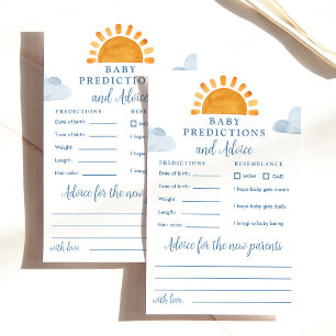 Baby shower Sunshine Prédictions et conseils