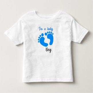 Baby shower T-shirt design pour garçons