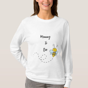 Baby shower T-shirt Maman to Bee