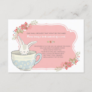 Baby shower Tea Party Apportez une carte de livre