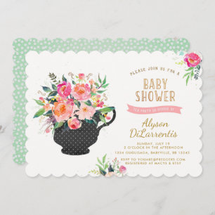 Baby shower Tea Party Invitation