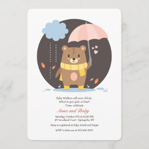 Baby shower Teddy Bear Invitation