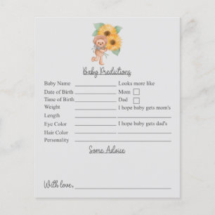 Baby shower Teddy Teddy Prédictions Et Conseils