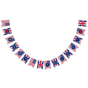Baby Shower Union Jack & Drapeau américain
