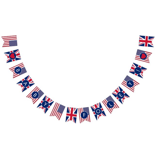 Baby Shower Union Jack & Drapeau américain (Tout)