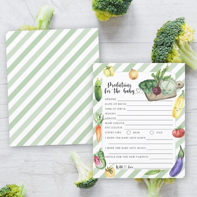 Baby shower végétal - prédictions et conseils pour (Créateur téléchargé)
