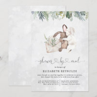 Baby shower virtuel par invitation par courrier