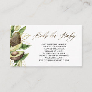 Baby showers Avocado pour carte bébé