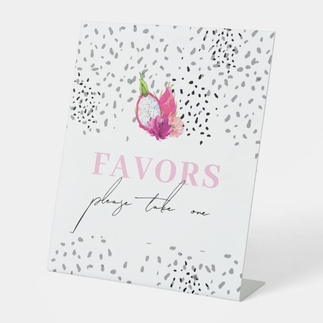 Baby Sprinkle Pitaya Dragon Fruit Table Signes (Recto)