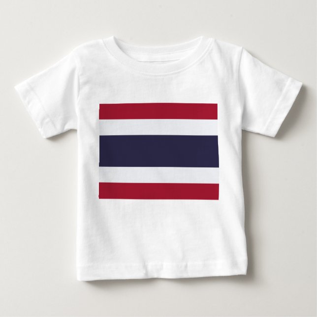 Baby T-Shirt with Flag of Thailand (Devant)