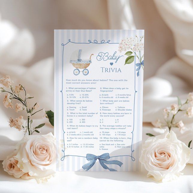 Baby Trivia French Nursery Blue Coquette Carriage (Créateur téléchargé)