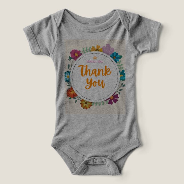 Baby Tshirt pour la journée de la mère (Design Recto)