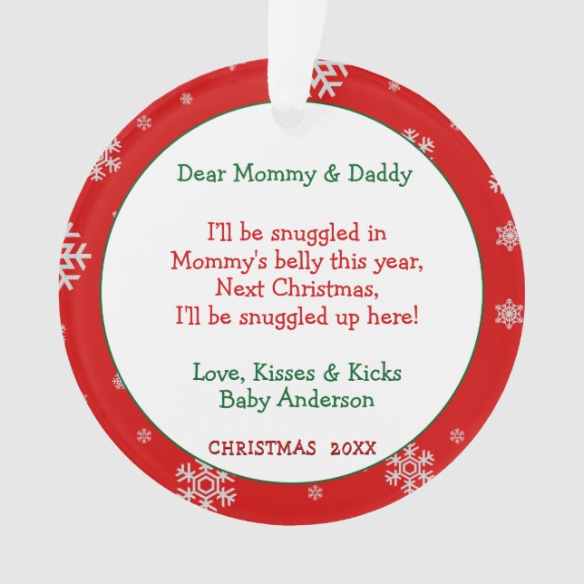 Baby Ultrasound Nouveaux parents (devant)