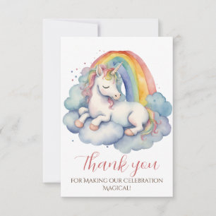 Baby Unicorn filles Baby shower Merci