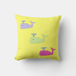Baby Whales coussin