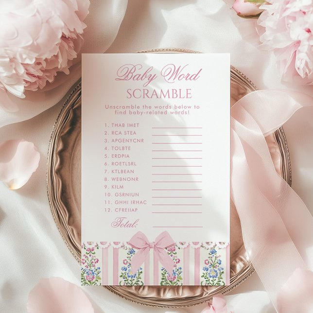 Baby Word Scramble Love Shack Baby Coquette game (Créateur téléchargé)