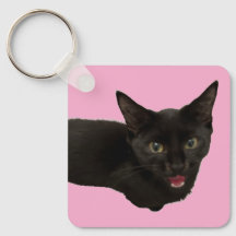 Baby Zina – Porte-clés chat noir mignon