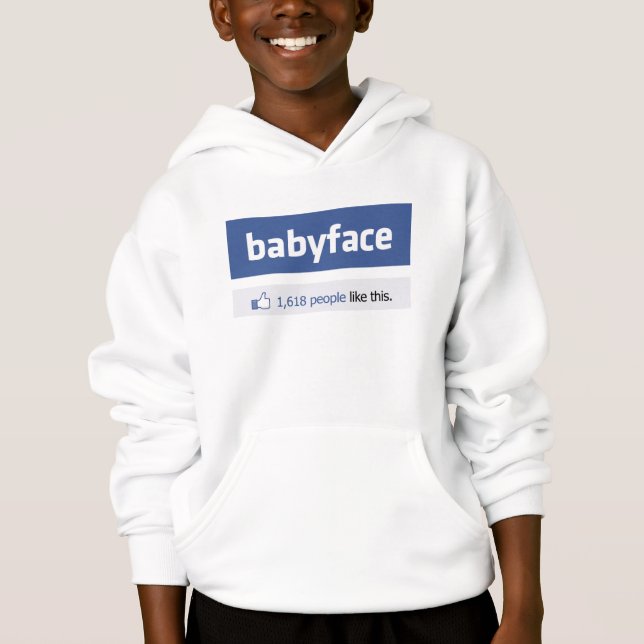 babyface drôle parodie de réseau social (Devant)