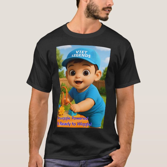 babyJoy Series 7 #VL - Snuggle Powered Men T-shirt (Devant)