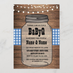 BaByQ C'est un Invitation de contrôle bleu Baby sh