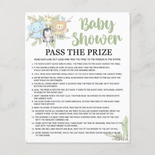 BabyShower Jeu/Autre Jeu sur le dos