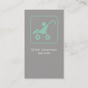 Babysitter ou Carte de visite de garderie