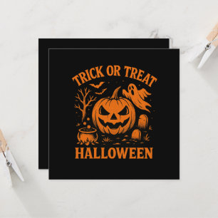 Bac ou traitement Invitation Halloween