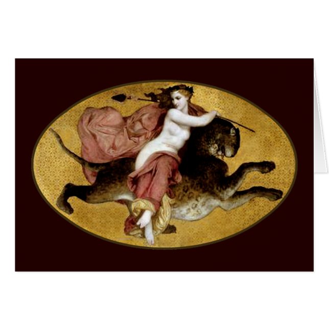 Bacchante Sur Une Panthère (Devant horizontal)