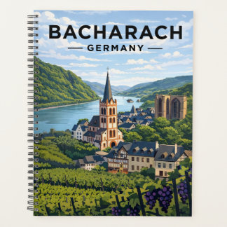Bacharach Allemagne Art de voyage vintage