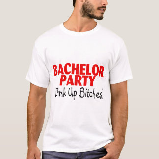 Bachelor Party Boire vers le haut Rouge Noir