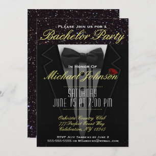 Bachelor Party   Invitation Tuxedo