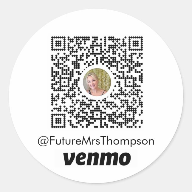 Bachelorette Achetez-lui un Verre Venmo Sticker (Devant)