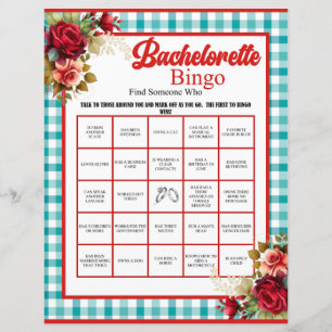 Bachelorette Bleue Classique Jeu de Bingo