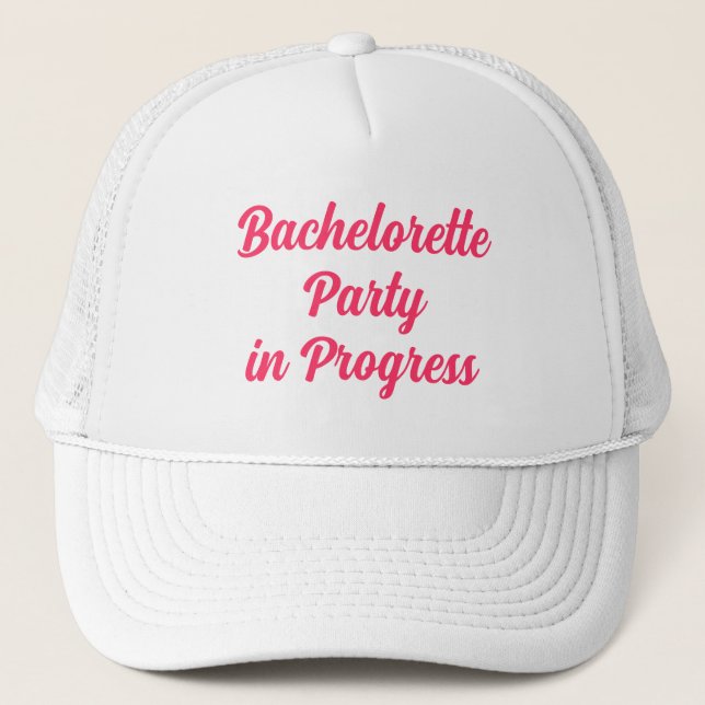 Bachelorette casquettes en cours (Devant)