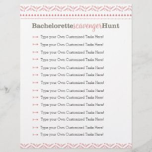 Bachelorette chasse chasse chasse jeu Tribal rose