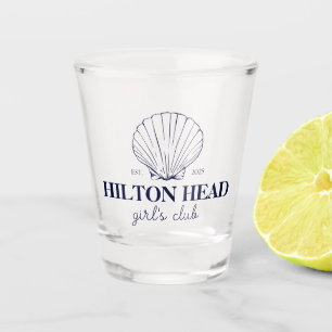 Bachelorette Côtière Fête de coquillages Verre de