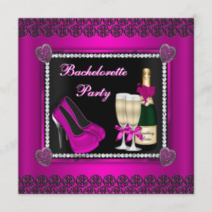 Bachelorette de Bling et de Bubbly Invitation